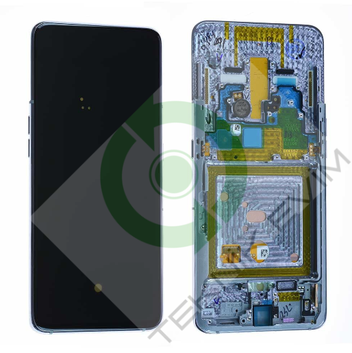 Samsung A80 SM-A805F Orjinal Çıtalı Lcd Ekran Dokunmatik Beyaz