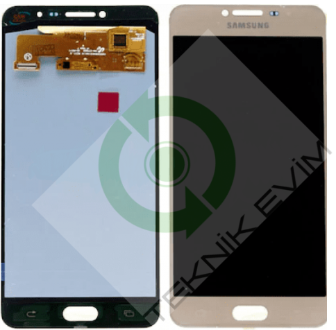 Samsung Galaxy C7 SM-C7000F Orjinal Lcd Ekran Dokunmatik Gold
