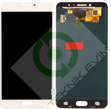 Samsung Galaxy C7 Pro SM-C7010F Orjinal Lcd Ekran Dokunmatik Beyaz