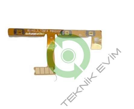 Samsung Galaxy Tab A7 SM-T507 On Off Power Yan Ses Filmi Flex