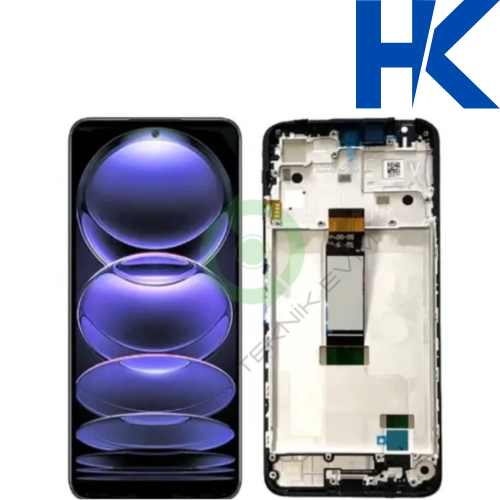 Xiaomi Poco M6 Pro 5G HK Orjinal Çıtalı Lcd Dokunmatik Ekran Siyah