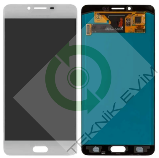 Samsung Galaxy C9 Pro SM-C9000F Orjinal Lcd Ekran Dokunmatik Beyaz