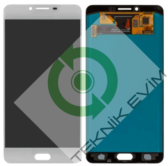 Samsung Galaxy C9 Pro SM-C9000F Lcd Ekran Dokunmatik Beyaz