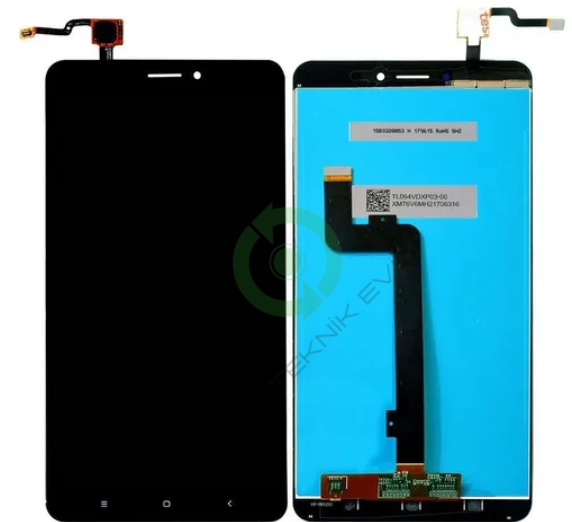 Xiaomi Mi Max 2 Lcd Dokunmatik Ekran Siyah