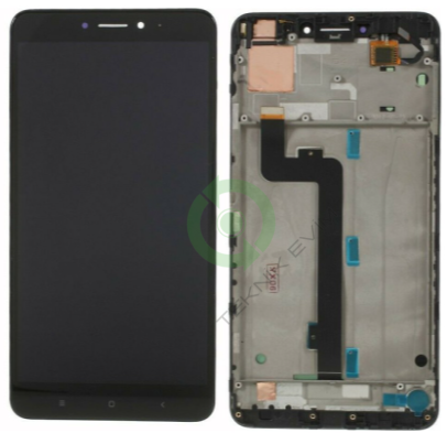 Xiaomi Mi Max 2 Çıtalı Lcd Dokunmatik Ekran Siyah