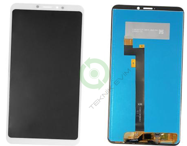 Xiaomi Mi Max 3 Lcd Dokunmatik Ekran Beyaz