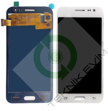 Samsung Galaxy J2 SM-J200F Lcd Ekran Dokunmatik Beyaz