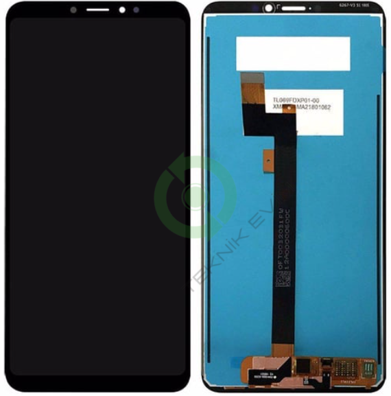 Xiaomi Mi Max 3 Lcd Dokunmatik Ekran Siyah