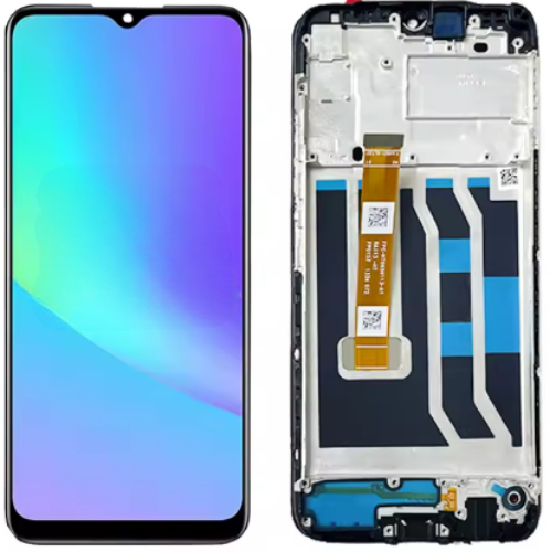 Realme C25 Çıtalı Orjinal Lcd Ekran Dokunmatik