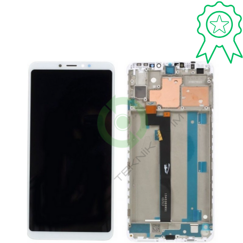 Xiaomi Mi Max 3 Orjinal Çıtalı Lcd Dokunmatik Ekran Beyaz