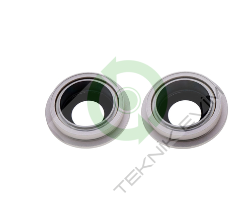 Apple İphone 13 Mini Çıtalı Arka Kamera Camı Lensi Beyaz