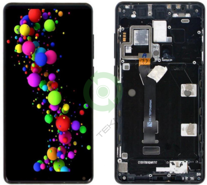 Xiaomi Mi Mix 2  Orjinal Çıtalı Lcd Dokunmatik Ekran Siyah