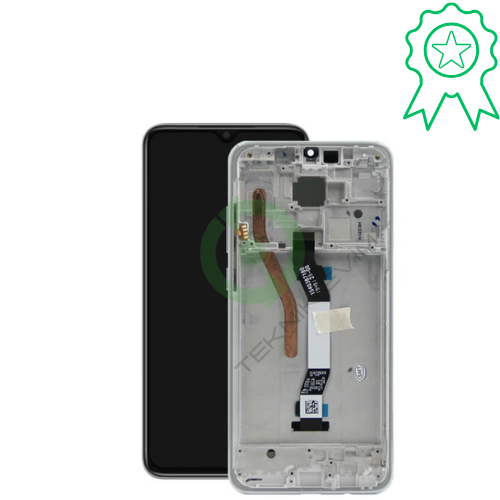 Xiaomi Redmi Note 8 Pro ORJİNAL Çıtalı Lcd Dokunmatik Ekran Beyaz