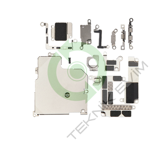 Apple İphone 13 Pro Anakart İç Metal Kapakları Braket Seti