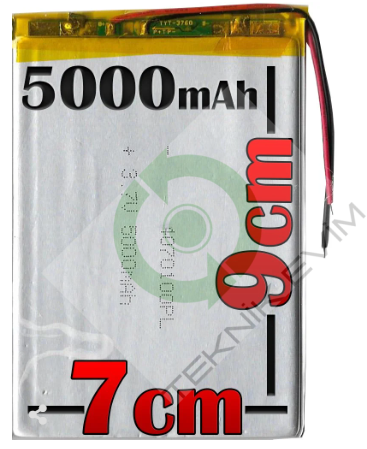 PolyPad i7 Pro Intel Atom Z2520 Batarya Pil - 5000mAh