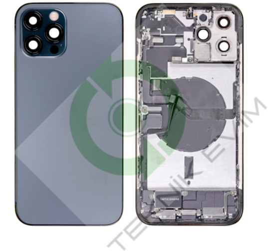 Apple | iPhone 12 Pro Max | Orjinal | Dolu Kasa | Mavi