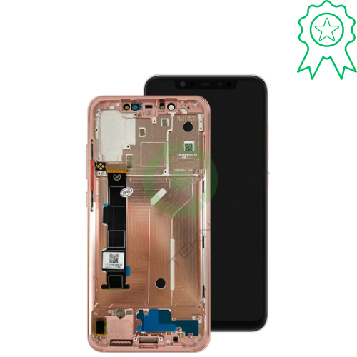Xiaomi Mi 8 Orjinal Çıtalı Lcd Dokunmatik Ekran Pembe