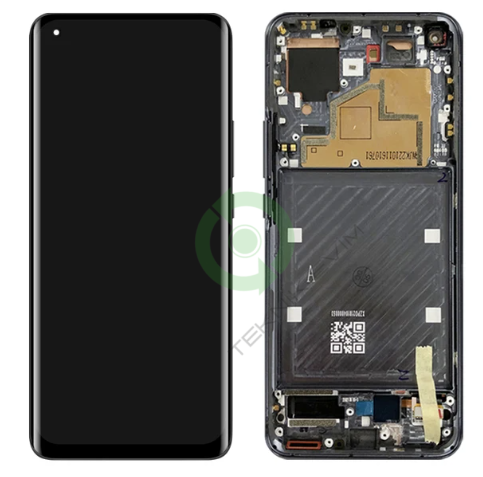 Xiaomi Mi 11 Çıtalı OLED Lcd Dokunmatik Ekran Siyah
