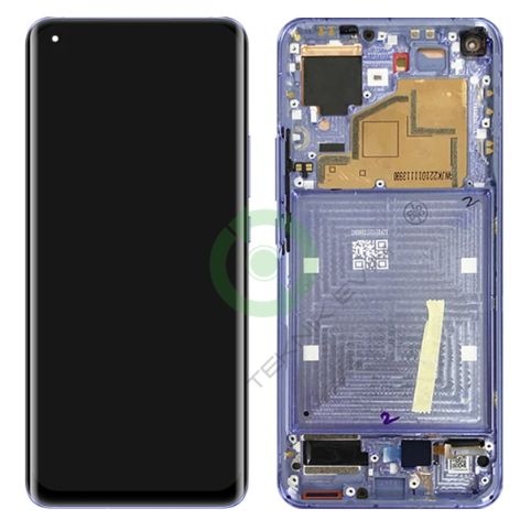Xiaomi Mi 11 Çıtalı OLED Lcd Dokunmatik Ekran Mavi