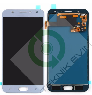 Samsung Galaxy J7 Duo SM-J720F Lcd Ekran Dokunmatik Mavi OLED