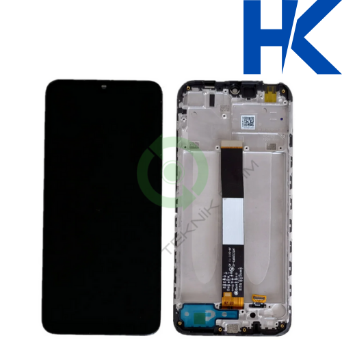 Xiaomi Redmi 9C HK Orjinal Çıtalı Lcd Dokunmatik Ekran Siyah