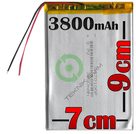 Vestel V Tab 7 Lite 3 Batarya Pil - 3800mAh