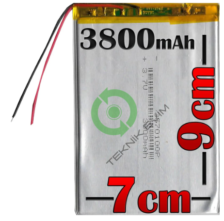 Vestel V Tab 7 Lite 2 Batarya Pil - 3800mAh