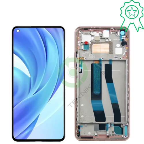 Xiaomi Mi 11 Lite 5G Ne Orjinal Çıtalı Lcd Dokunmatik Ekran Pembe