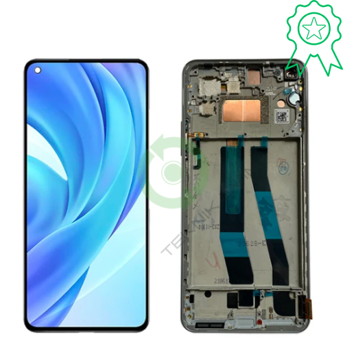 Xiaomi Mi 11 Lite 5G Ne Orjinal Çıtalı Lcd Dokunmatik Ekran Beyaz