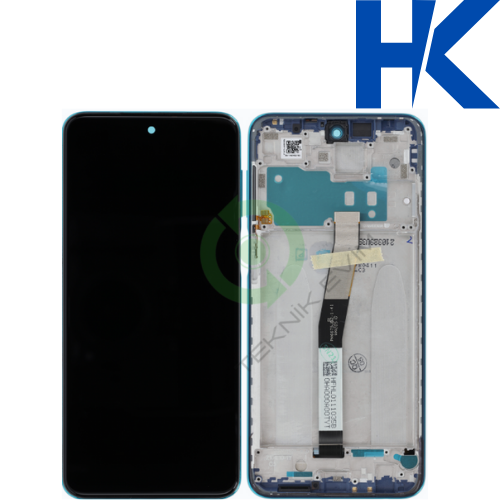 Xiaomi Redmi Note 9s HK Orjinal Çıtalı Lcd Dokunmatik Ekran Yeşil