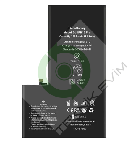 Apple İphone 13 Pro Max Batarya Pil