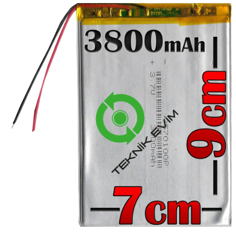Ttec Magictab 9GX Batarya Pil - 3800mAh