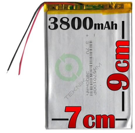 Ttec Magictab 9G Batarya Pil - 3800mAh