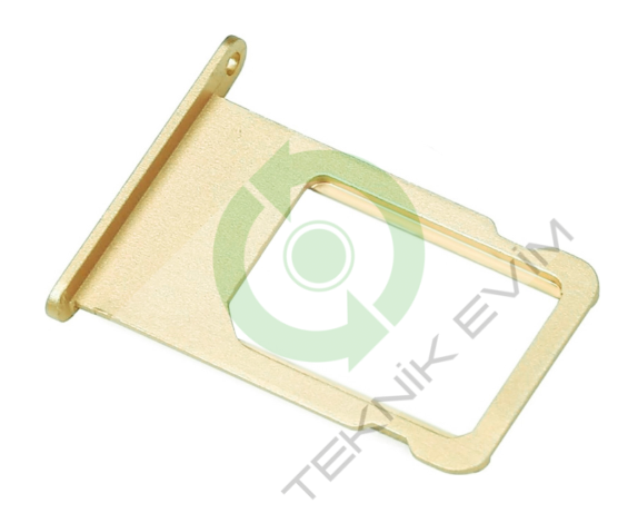 Apple İphone 6s Sim Kart Yuvası Sim Tepsisi Gold (Tek Hat)