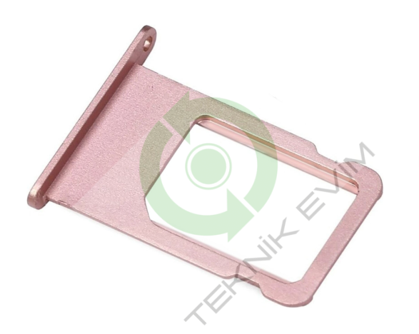 Apple iphone 6s Sim Kart Yuvası Sim Tepsisi Rose Gold (Tek Hat)