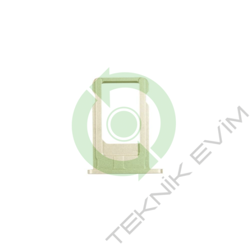 Apple iPhone 6s Sim Kart Yuvası Sim Tepsisi Füme (Tek Hat)