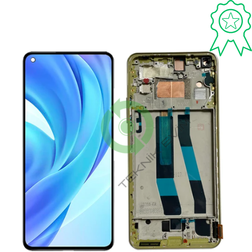 Xiaomi Mi 11 Lite Orjinal Çıtalı Lcd Dokunmatik Ekran Gold