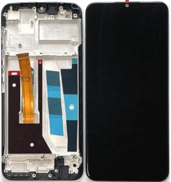 Realme C15 Çıtalı HK Orjinal Lcd Ekran Dokunmatik