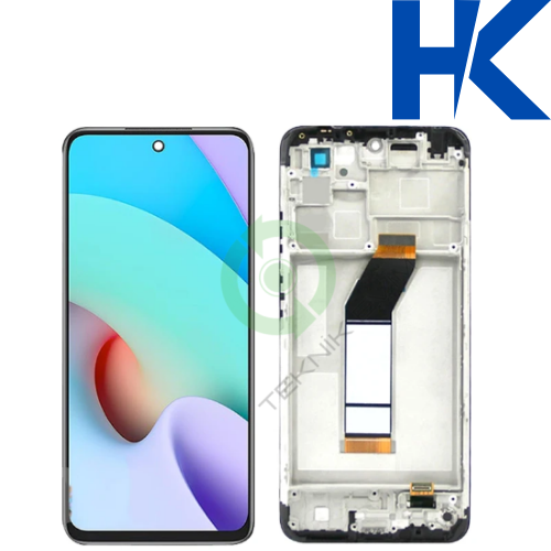 Xiaomi Redmi 10 Power 5G HK Orjinal Çıtalı Lcd Dokunmatik Ekran Siyah