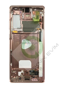 Samsung Galaxy Note 20 SM-N980F-N981F Orjinal Çıtalı Lcd Ekran Dokunmatik Pembe