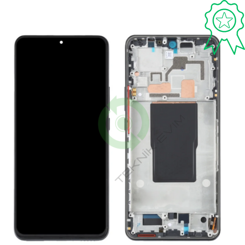 Xiaomi 12T Pro Orjinal Çıtalı Lcd Dokunmatik Ekran 22081212 Siyah