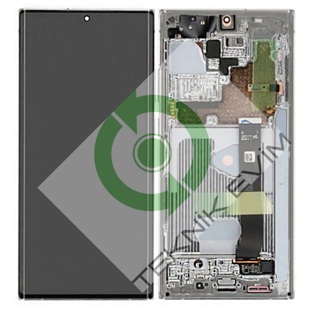 Samsung Galaxy Note 20 Ultra SM-N985F Orjinal Çıtalı Lcd Ekran Dokunmatik Beyaz