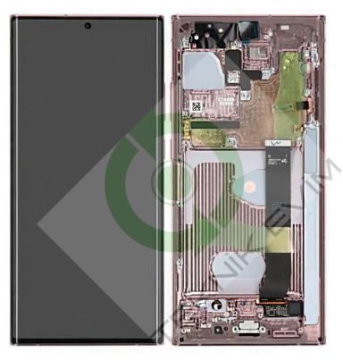 Samsung Galaxy Note 20 Ultra SM-N985F Orjinal Çıtalı Lcd Ekran Dokunmatik Pembe