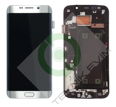 Samsung Galaxy S6 Edge Plus SM-G928F Çıtalı Lcd Ekran Dokunmatik Mavi