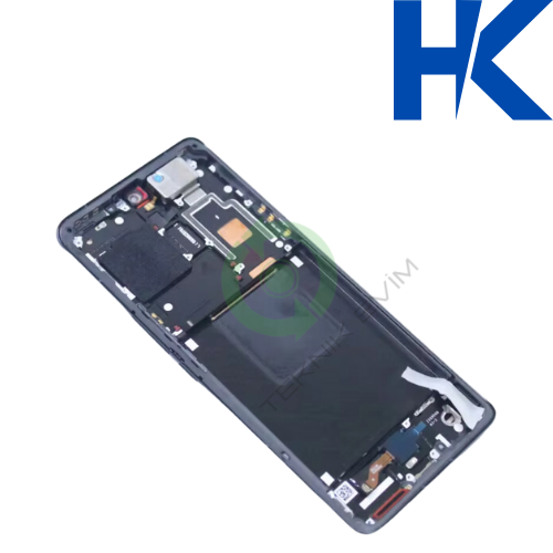 Xiaomi Mi 12S Ultra HK Orjinal Çıtalı Lcd Dokunmatik Ekran Siyah