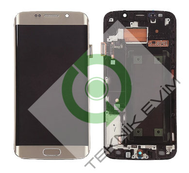 Samsung Galaxy S6 Edge Plus SM-G928F Orjinal Çıtalı Lcd Ekran Dokunmatik Gold