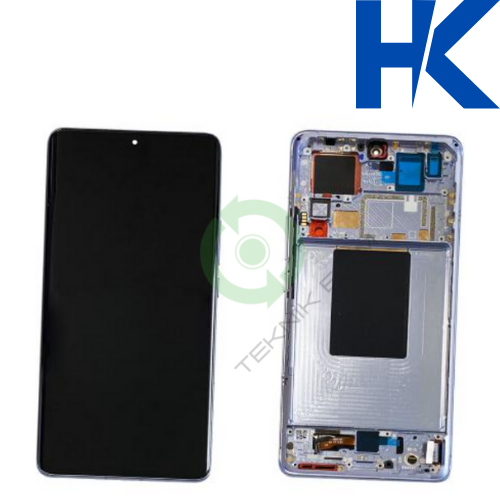 Xiaomi Mi 12 Pro HK Orjinal Çıtalı Lcd Dokunmatik Ekran Mavi