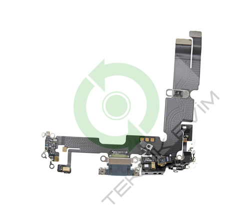 Apple İphone 14 Şarj Mikrofon Kulaklık Soketi Bordu Orijinal