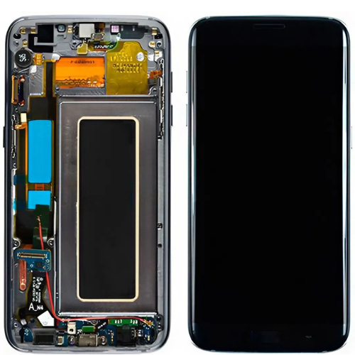 Samsung Galaxy S7 Edge SM-G935F Orjinal Çıtalı Lcd Ekran Dokunmatik Siyah