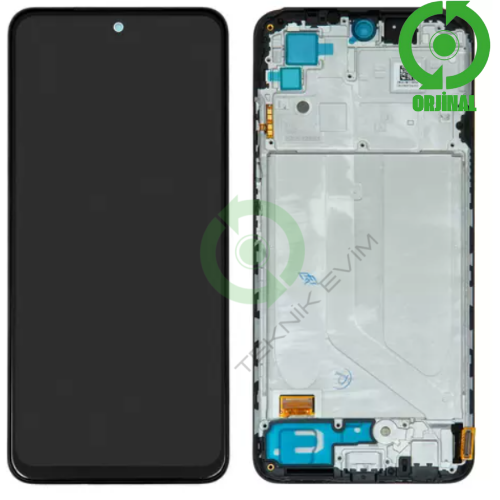 Poco M5s Çıtalı ORJİNAL Lcd Dokunmatik Ekran 2207117BPG Siyah
